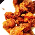 きりちゃん大好きママ's cooksnap of when they made 簡単！鳥の唐揚げ☆油大さじ1/2のみ.