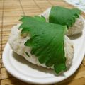 赤い電話's cooksnap of when they made 大葉とおかかの大人おにぎり.