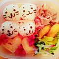 クックぼんぬ's cooksnap of when they made シロタンのお稲荷さん（キャラ弁）.