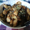 藍川咲's cooksnap of when they made +プラス一品＊ササミとナスの細切り炒め♪.