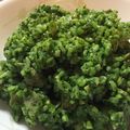 immerlin's cooksnap of when they made きのことほうれん草の豆乳リゾット☆.