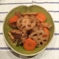 ナピト's cooksnap of when they made 母の味　根菜の煮合え✿.