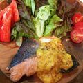 SoMiNemama's cooksnap of when they made サーモンの粒マスタードオレンジソース.