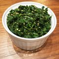 げんたにゃん's cooksnap of when they made 捨てる葉っぱで♡青菜ふりかけ.