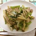 メイジももんじゃ's cooksnap of when they made 小松菜と豚肉のオイスター炒め.