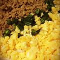 ☆はあ☆'s cooksnap of when they made 定番の三色丼.