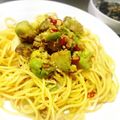 Sugiko666's cooksnap of when they made アボガドとツナの和風パスタ.