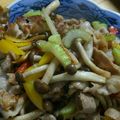 あんアキ's cooksnap of when they made パプリカとセロリのベーコン炒め.