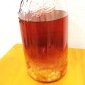 チッく's cooksnap of when they made 果実酒　☆レモン酒☆　ブランデーで.