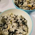 ☆ぽにょ's cooksnap of when they made 白だしで☆ひじきの炊き込みご飯.