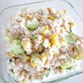 kurukurumin's cooksnap of when they made ☆おからとツナのオーロラソースのサラダ☆.