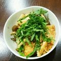 ぺちゃと小太郎's cooksnap of when they made 豆腐とキノコの和風ガーリック炒め.