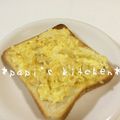 papikun's cooksnap of when they made じゃこパン☆ まぜて のせて 焼くだけ！.