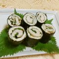 ゆきえまる's cooksnap of when they made ささみの梅しそ海苔巻き焼き.