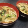 きらり流れ星's cooksnap of when they made 私の☆大根となめこの味噌汁☆.