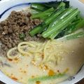 uokko's cooksnap of when they made ピリ辛豆乳で簡単坦々麺.