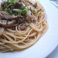 oBsession's cooksnap of when they made きのこたっぷり☆和風パスタ.