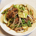 Lir＊'s cooksnap of when they made “昭和の定食屋の焼肉”こと甘辛肉野菜炒め.