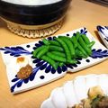 ikewaka's cooksnap of when they made スナップえんどうのお手軽おつまみ.