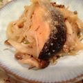 ゆきんぐりる's cooksnap of when they made 秋鮭　キャベツ　きのこ　みそ　塩麹蒸し.