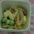 ma___111's cooksnap of when they made 簡単つまみ♪ちくわと枝豆のサラダ.