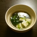 ☆こまっと☆'s cooksnap of when they made 磯香る☆青海苔と椎茸と豆腐のお吸い物★.