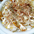むぴょこぴょこん's cooksnap of when they made ＊もやしとちくわの卵とじ～お好み焼き風＊.