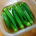 yukitarooo's cooksnap of when they made 止まらない！オクラのダシ醤油漬け♪.