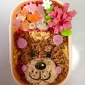 ともごろう0226's cooksnap of when they made 簡単キャラ弁＊そぼろクマちゃん。.