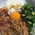 ほっほ's cooksnap of when they made まぜまぜ納豆☆オクラと長芋.