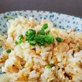なかなか子's cooksnap of when they made 鮭フレークで簡単☆鮭チャーハン.