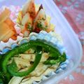 watyami's cooksnap of when they made ヘルシー♪ピーマンとささ身の鰹節生姜炒め.