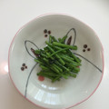 mamirei's cooksnap of when they made 捨てないで！春菊の茎で簡単ゴマ油炒め.