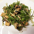 hinakuro's cooksnap of when they made 水菜と厚揚げのわさび和えサラダ.