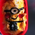 さりな◡̈♥︎'s cooksnap of when they made キャラ弁♡オムライスでミニオンズ！簡単☆.
