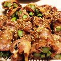 sweetriver's cooksnap of when they made アスパラの豚肉巻き♡焼肉のタレ&ごま.