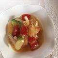 mayutaママ's cooksnap of when they made 新たまアボカドトマトのめんつゆ和え.