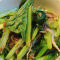 クックRJJ7XY☆'s cooksnap of when they made ノンオイルな☆小松菜・きのこ炒め.