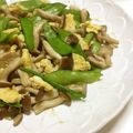 drumsticklover's cooksnap of when they made 飯！しめじと卵のオイスターソース中華！.