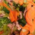 cherish☆'s cooksnap of when they made 小松菜と豚肉のオイ生姜炒め.