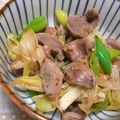 せいこ丸's cooksnap of when they made 砂ずりの塩漬け☆さっさと炒め.