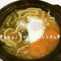 papikun's cooksnap of when they made 冬はやっぱり ぽかぽか味噌煮込みうどん.