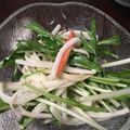 takaton10♪'s cooksnap of when they made 大根と水菜とかにかまのマヨポンサラダ.