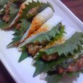 ふな氏's cooksnap of when they made しそちくわ納豆.