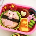 りュう's cooksnap of when they made お弁当 キャラ弁♡うさぎ 幼稚園.