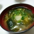 ぱの❁¨̮'s cooksnap of when they made じゃがいもとワカメのお味噌汁☆ほっこり〜.