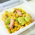 ♡礼♡'s cooksnap of when they made そらまめとコーンの✿バターソテー.