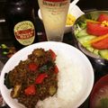 えみっちぃ♪'s cooksnap of when they made 茄子とひき肉の(スピード！)ドライカレー.