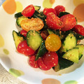 あやかろ♡'s cooksnap of when they made トマトときゅうりのあっさり和風サラダ♡.