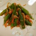 せつみか's cooksnap of when they made 簡単過ぎ(≫∀≪♪桜海老とインゲン炒め.